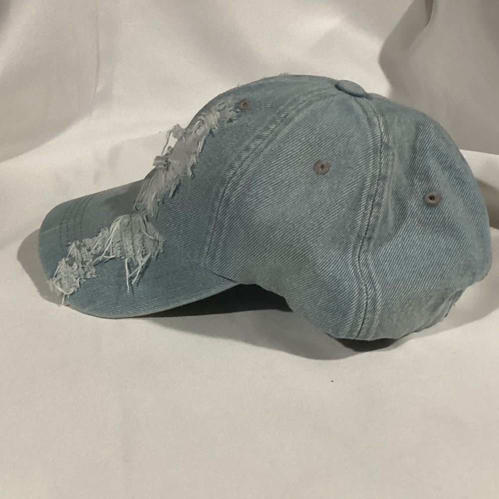 Distressed Denim‎ Cap - Picture 4 of 5